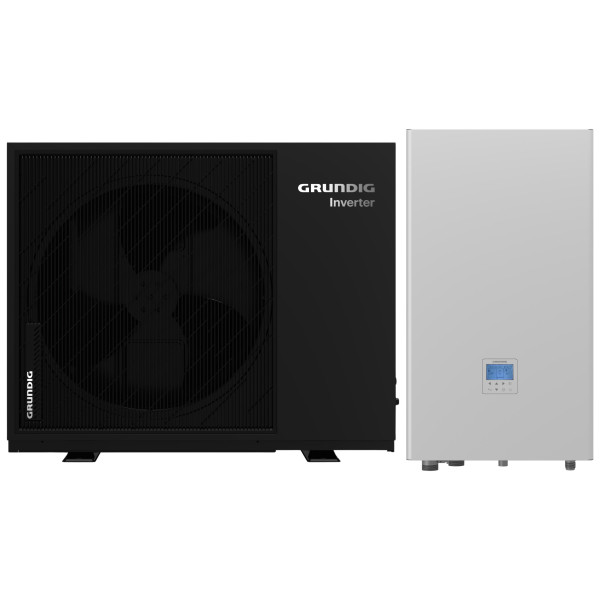 Grundig GSHPH-MM100 / GSHPH-MM101 Osztott hőszivattyú (10 kW, 1 fázis, 3 kW kiegészítő fűtőbetéttel)